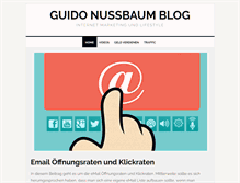 Tablet Screenshot of guidonussbaum.de