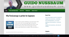 Desktop Screenshot of guidonussbaum.com